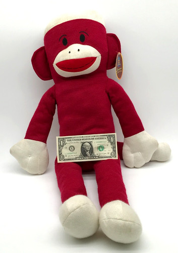 Large calplush burgundy red - large,