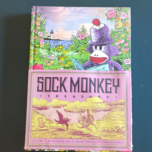 Sock monkey treasury first - sock,