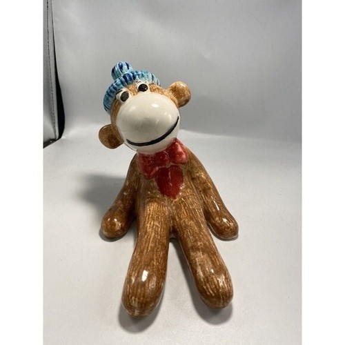 Sock monkey bank - monkey,