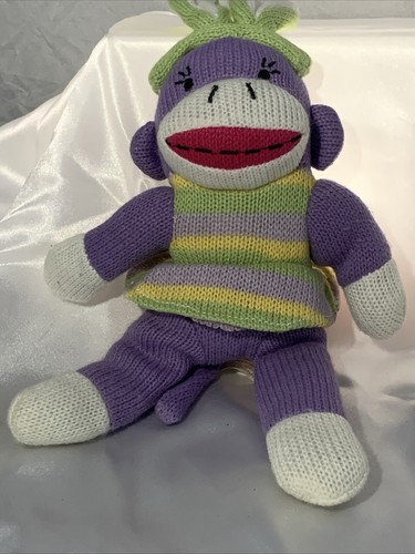 Sock monkey plush dress - plush,