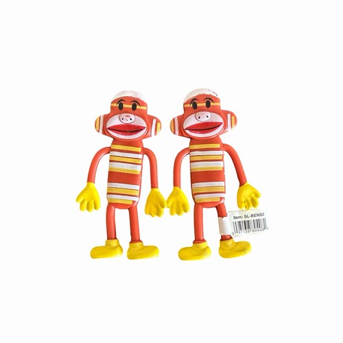 Bendable sock monkey fidget - sock,