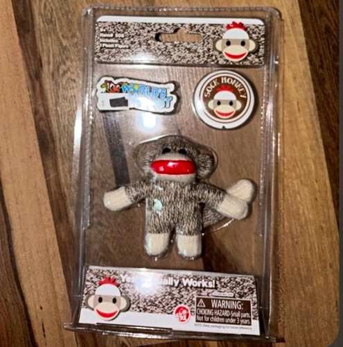 Sock monkey mini - monkey,