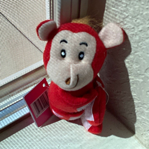 Sock monkey mini plush beanbag - sock,