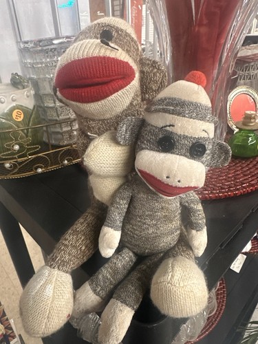 Lot sock monkeys one - of,